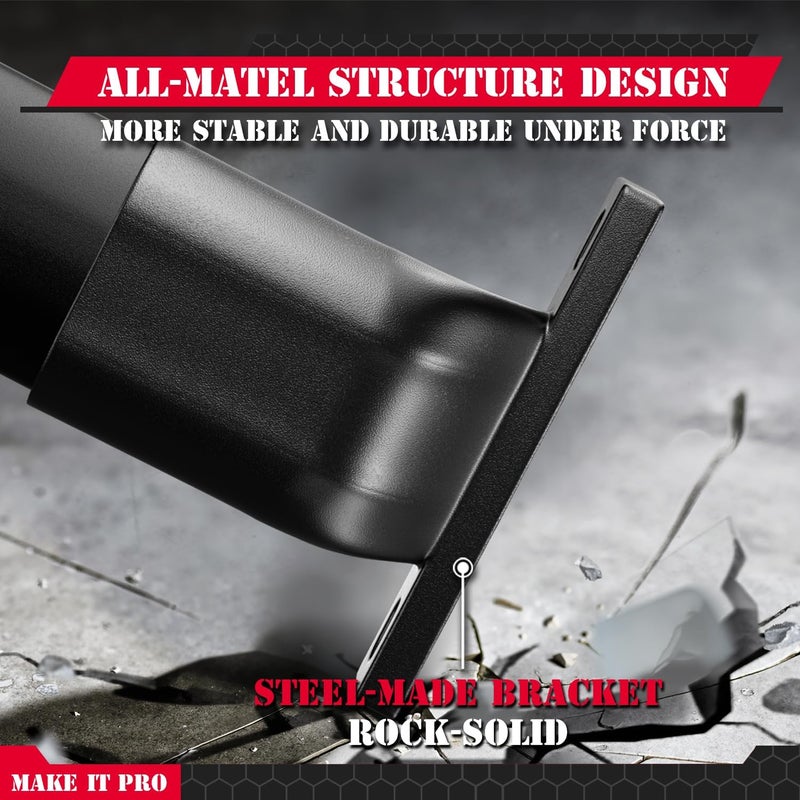 KitsPro 260lb Roof Rack Cross Bars for 2018-2025 Jeep Compass (ONLY FIT Factory Flushed Side Rails), Matte Black Heavy Duty Aluminum Cargo Crossbar - Image 4